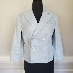Ralph Lauren Black Label Cropped Linen Jacket